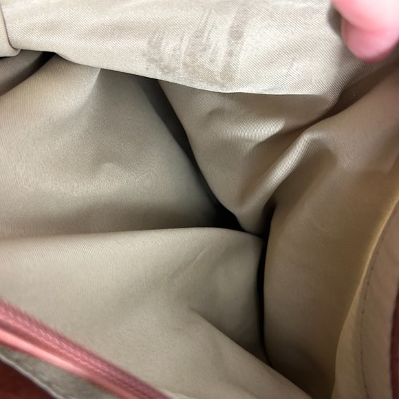 Rosetti Womens Purse Handbag Brown Faux Leather Double Handle Lots of Pockets - Picture 6 of 15